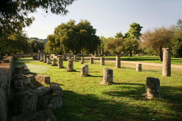 Ancient Olympia - The Gymnasium